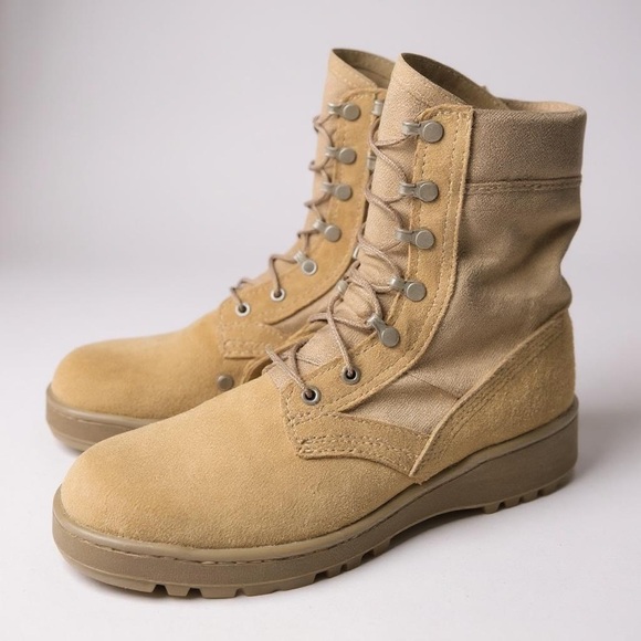 Vibram Men's “Hot Weather Army Combat Boots Coyote” size EU-41, US-8 men - Picture 1 of 9